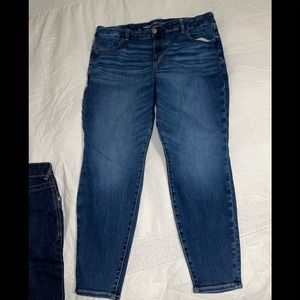 AE high rise curvy jeggings